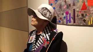 Yvonne Porcella At SAQA Exhibit: Strata