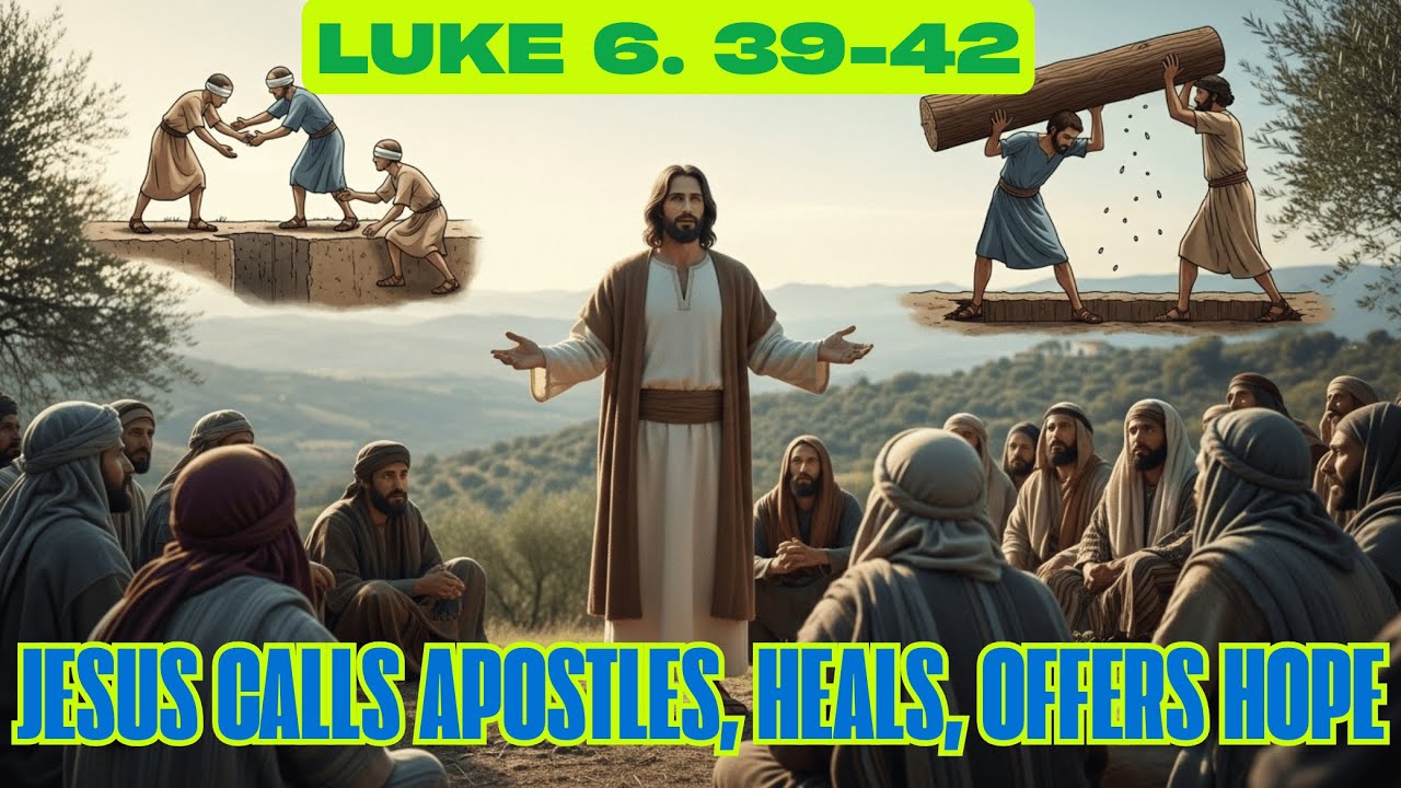 Luke 6. 39-42 | Gospel Reflection: Jesus Calls Apostles, Heals, Offers ...