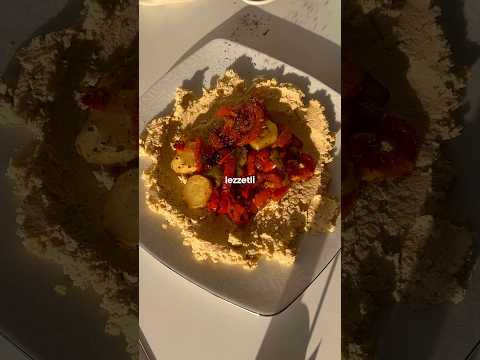 Izgara sebzeli humus