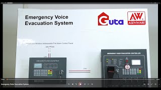 Asenware EVC500-Emergency Voice Evacuation System Show Board