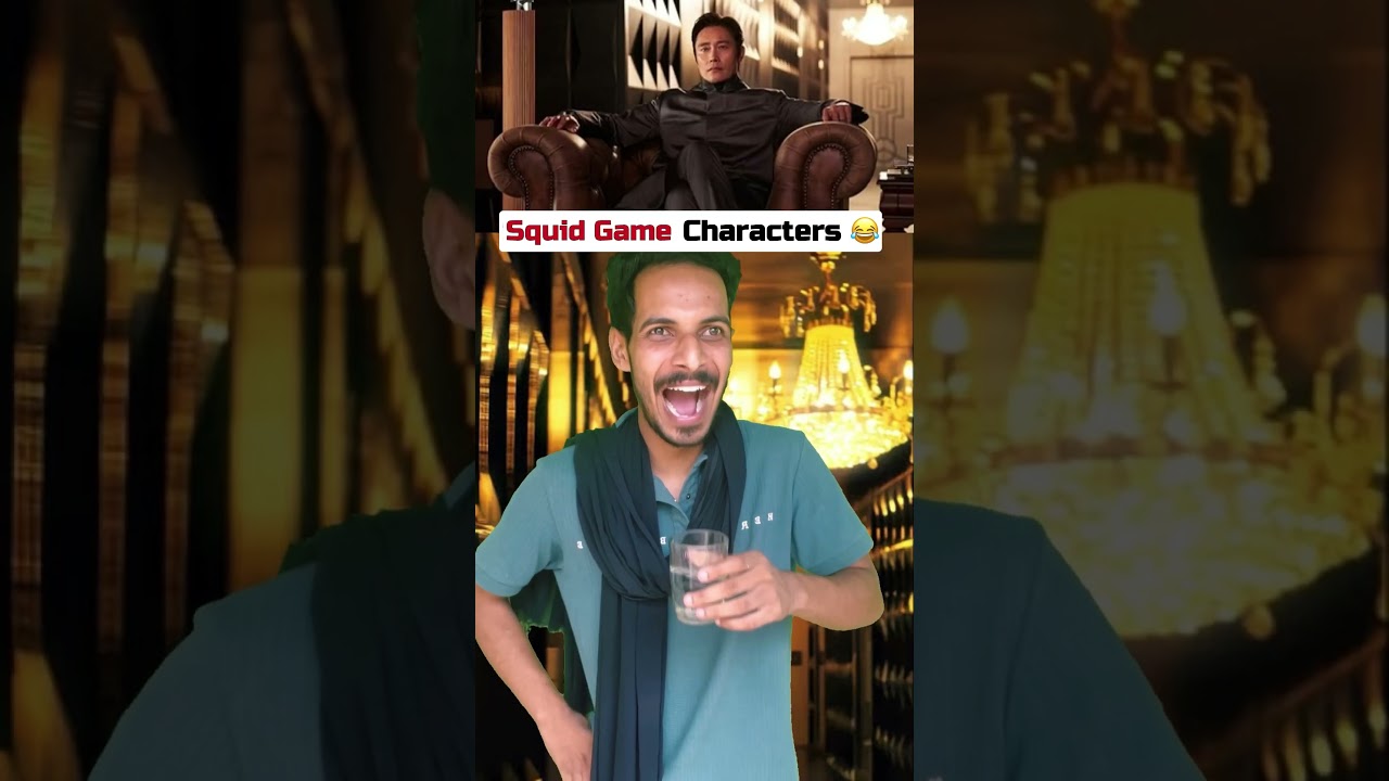 Squid Game Characters ft. memes 😂 