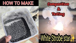 STROBE STAR l Making strobe star composition l white Strobe star ✨ l ( in hindi ) #india #fireworks
