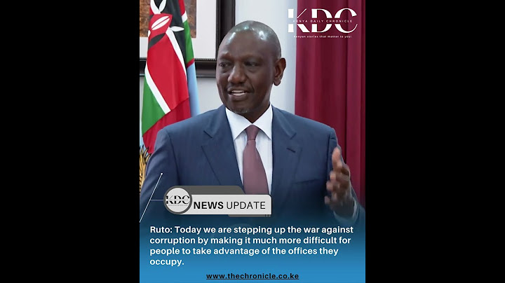 President Ruto assents to the Conflict of Interest Bill