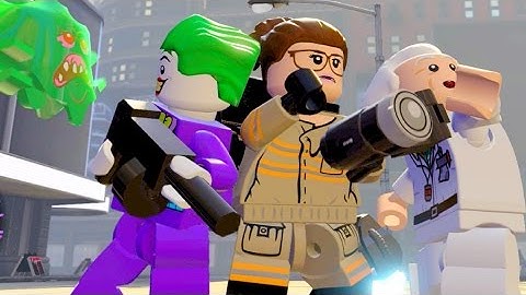 LEGO Dimensions Ghostbusters 2016 World Part 8 All Red/Gold Bricks, Rule Breaker & Restore Locations