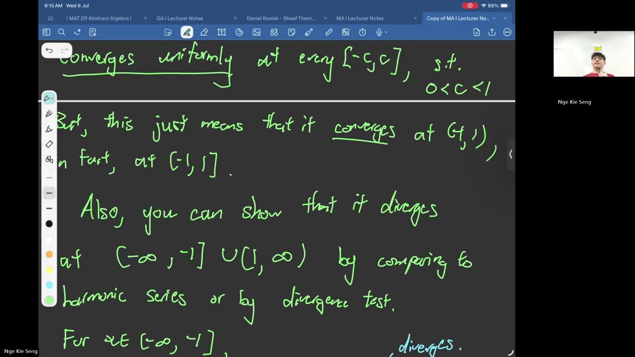 Taylor Polynomial | Mathematical Analysis 1 Lecture 28 | Nge Kie Seng 260708