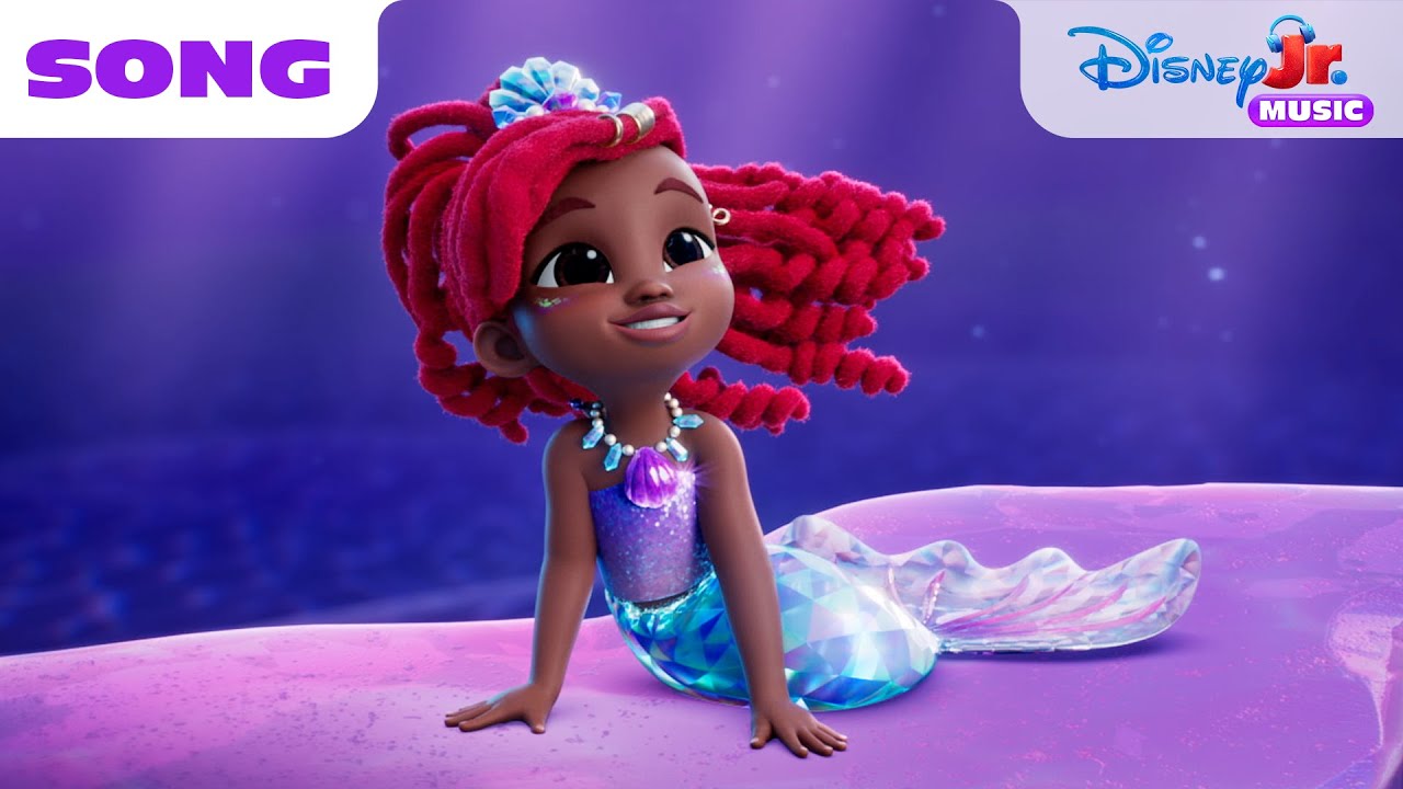 "Crystal World" Song from Disney Jr. Ariel - The Little Mermaid! 🧜🏻‍♀️❤️ | 