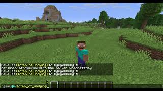 How to get the stack of 99 totems in Minecraft