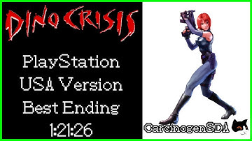 Dino Crisis (PSX) Speedrun - Best Ending (100%) - 1:21:26 [Commentated]