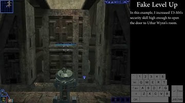 KotOR Fake Level Up with Menu Glitch