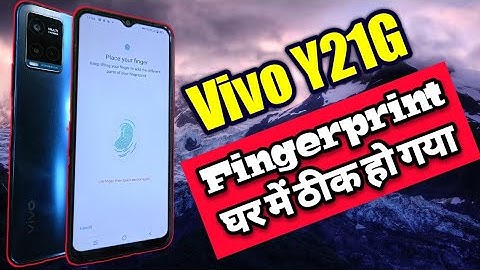Vivo Y21G Fingerprint Not Working Properly || Fingerprint Option Missing Problem Solution in Home