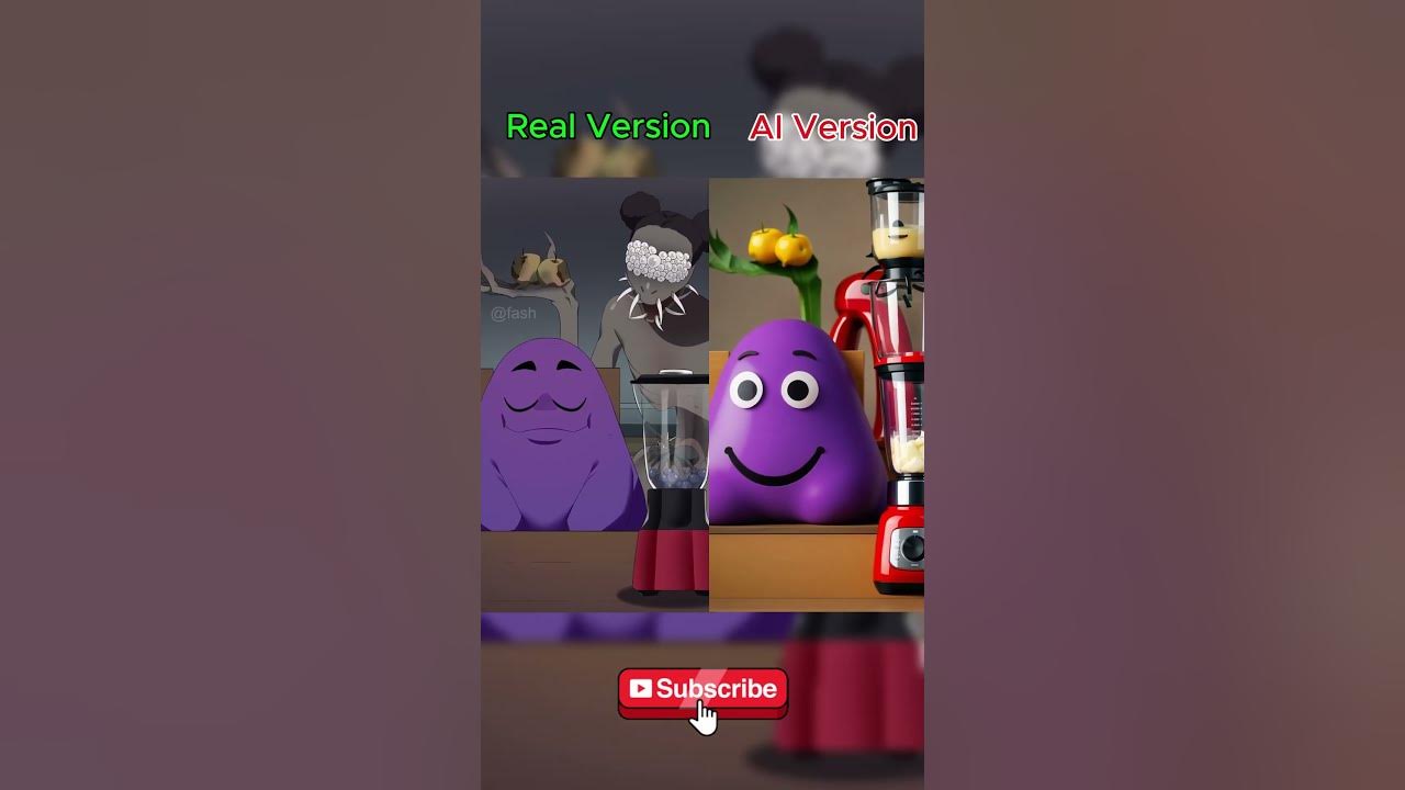 YES or NO? Create Grimace Shake Challenge! (Amanda the Adventurer Animation) | AI Version #amanda
