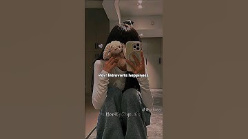 Pov Introverts happiness 🤍|| #trending #explore #shortsfeed #shorts