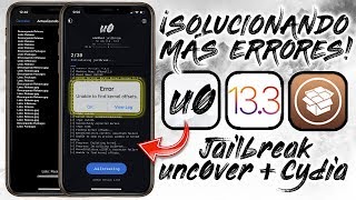  TOP NUEVOS ERRORES Jailbreak unc0ver + Cydia iOS 13 (PARTE 2)