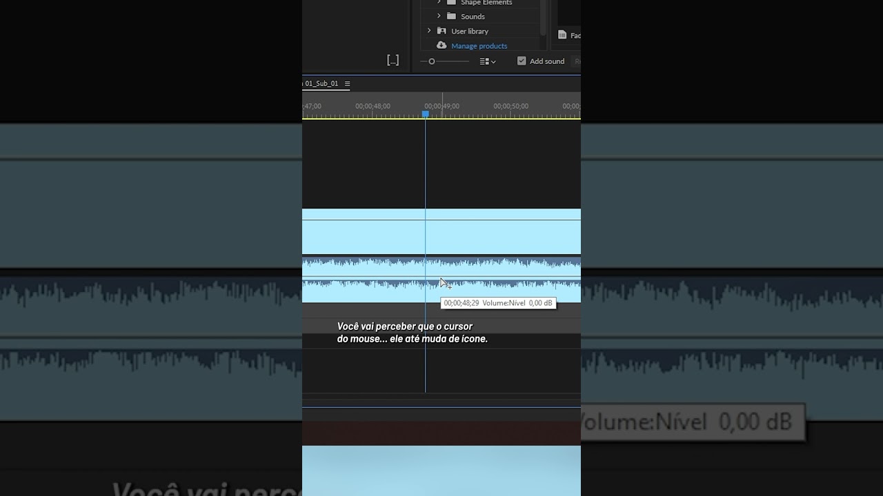 O SEGREDO do controle de VOLUME do PREMIERE