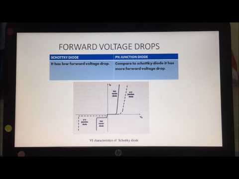 comparison schottky diode and pn junction