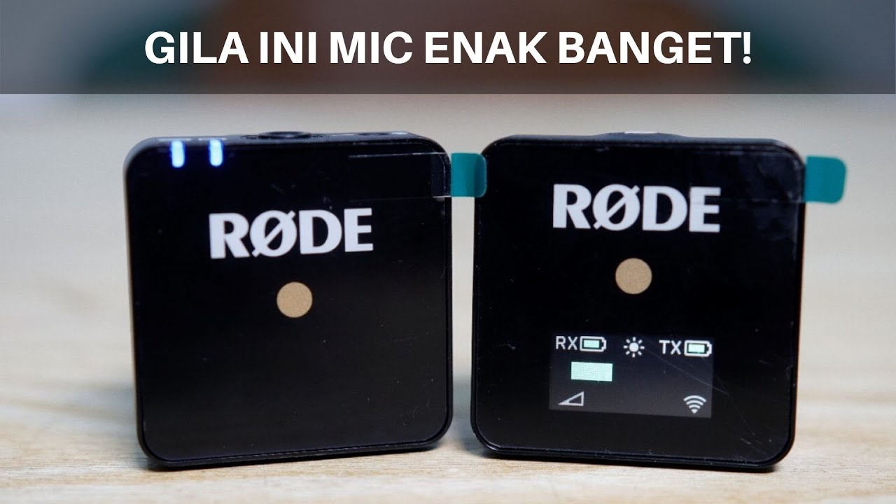 Mic Wireless ini kecil praktis tapi... - YouTube