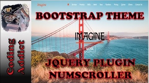 Bootstrap Theme 25 - Jquery Plugin Numscroller