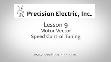 Lenze SMV Training Lesson 9: Motor Vector Speed Control Tuning - Variable Frequency Drives