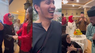 Salina Saibi Jumpa Zul Ariffin & Fattah Amin Semasa Beraya Di Rumah Dato Yusof Haslam