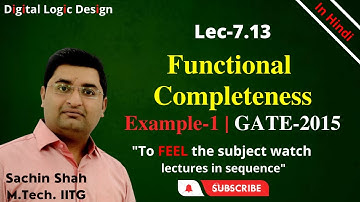 L7.13 | GATE-2015 Functionally complete