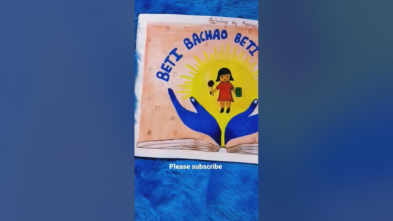 beti bachao beti padao painting.please subscribe for more. - YouTube