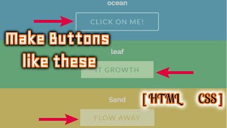 Attractive Buttons hover effect ( Earth's Elements) | OmniBits News