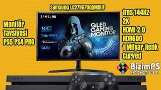 PS4 PRO - PS5 - XBOX - Oyuncu Monitör Tavsiyesi  1ms 144Hz 2K HDMI 2.0 HDR600 -BySaRiYeRli