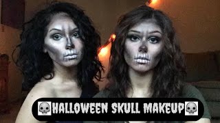 Skull Halloween Makeup screenshot 4