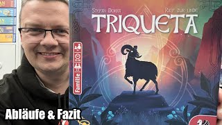 Triqueta (Deep Print Games / Pegasus) - einfache Regeln, hoher Spielspaß - nicht nur für die Familie screenshot 1