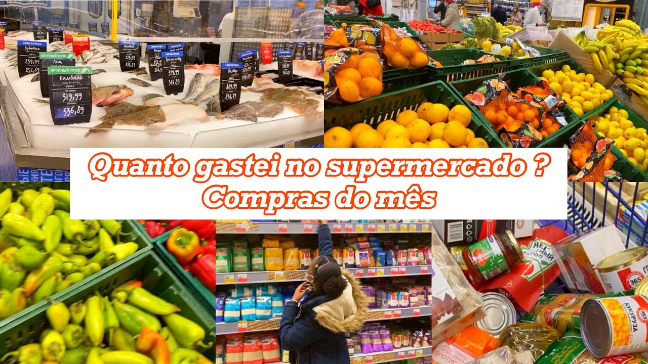 Compras no supermercado na Rússia 🇷🇺 , mostrei todos os preços 😱| Jurelma Jeremias