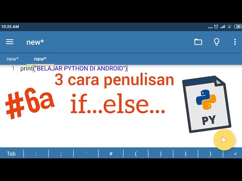 Belajar Python di Android - #6a. if...else... (ternary operator)