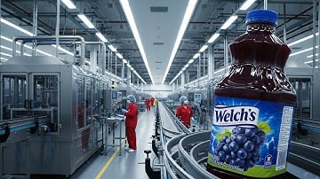 Inside the Modern Factory: How Welch’s Juice Is Made from Grapes (Full Process)