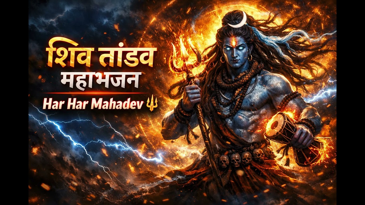 शिव तांडव महाभजन 🔱 | Har Har Mahadev | Powerful Shiv Tandav Bhajan#harharmahadev #bhakti #trending