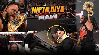 Roman Ka KAAM TAMAM- Jacob Fatu DESTROYED Roman Reigns Along With The USOS | Jacob UNSTOPPABLE, RAW screenshot 1