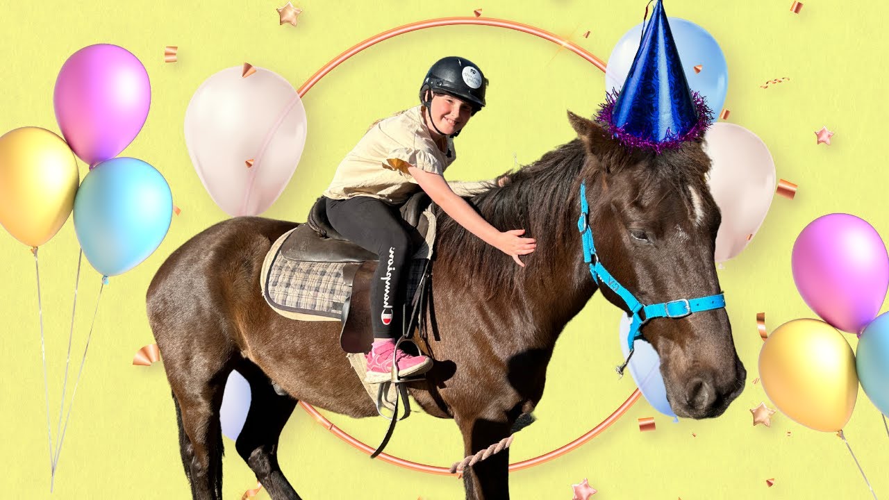 HORSES BIRTHDAY KIDS FESTIVAL - I rode 3 Horses in 1 Day