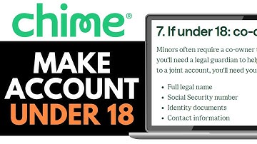 How to Make a Chime Account Under 18 (2025 Guide)