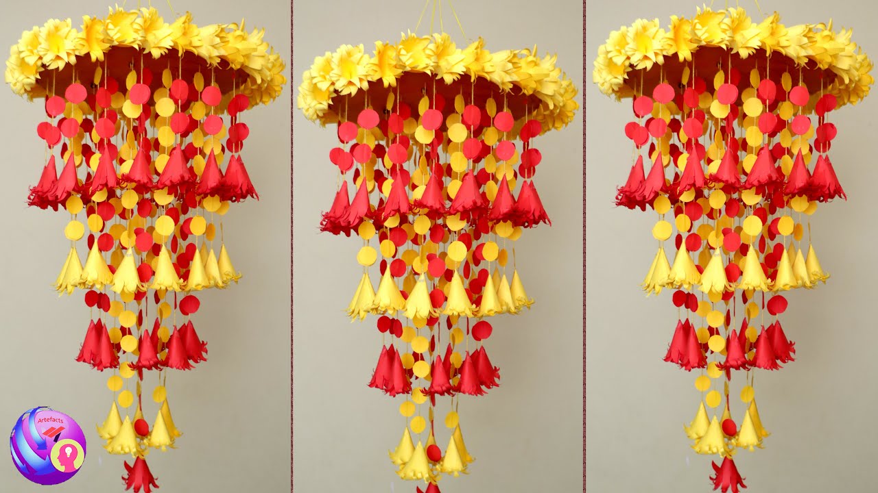 WOW !!! beautiful Home Decor Idea DIY Jhumar Handmade Things