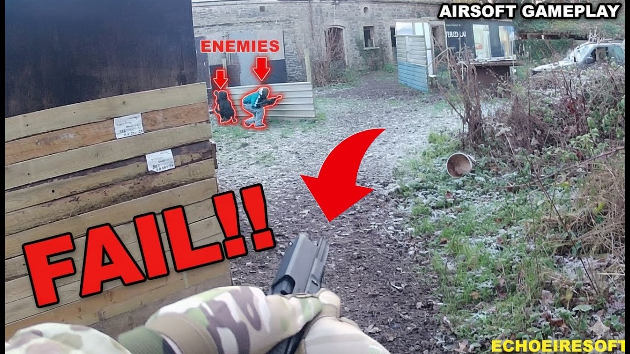 Worst time for a pistol FAIL?| Irish Airsoft Gameplay | Khaos Airsoft Dublin