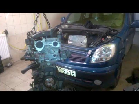 Renault Kangoo 1.4 16V Wycieki Oleju - Youtube