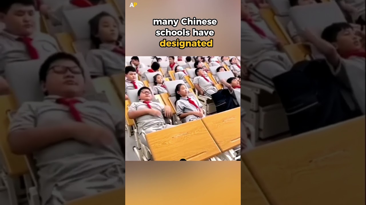 Время сна в школе в Китае 