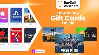How to Buy Gift Cards Online | BuySellVouchers Marketplace