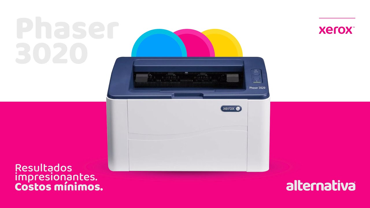 Xerox Phaser 3020 Printer YouTube