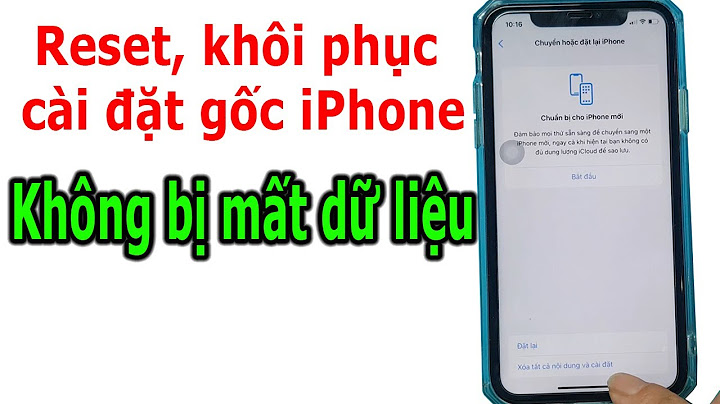 Đặt lại tất cả cài đặt iphone là gì năm 2024