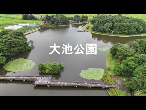 【空撮】大池公園 （福島県 矢吹町）2025.8 [Drone] Oike Park  (Yabuki Town, Fukushima Prefecture) August 2025