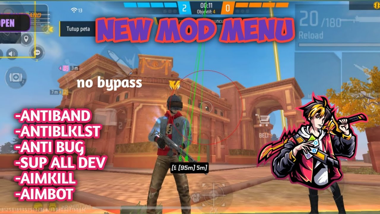 NEW MOD MENU FREE FIRE SAFE 2025🔥 || MOD MENU FF ANTIBAND 😈 AIMBOT 🧤 