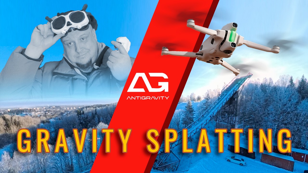 Зимнее 3D-сканирование с использованием Antigravity A1 (тест -22°C) - 360° видео с дрона в формат...