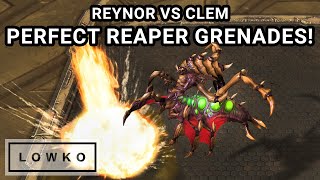 StarCraft 2: Clem&#39;s PERFECT Reaper Grenades vs Reynor! (Best-of-3)