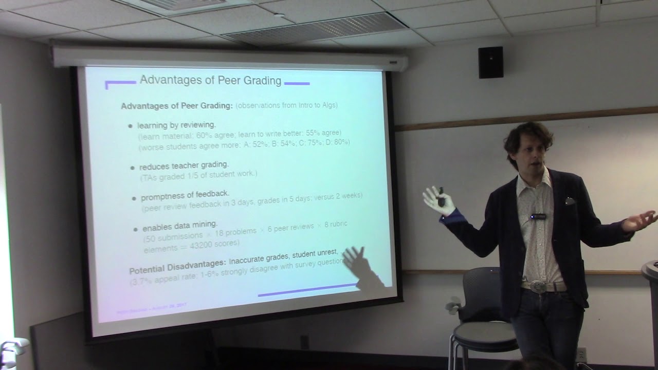 Jason Hartline on "Peer Grading and Mechanism Design," Part 1
