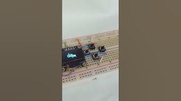 Arduino game challenge 1 #arduino #esp32 #oled #gaming #gamedev #sololeveling #coding #challenge