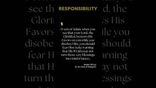 What True Responsibility Really Means in Islam